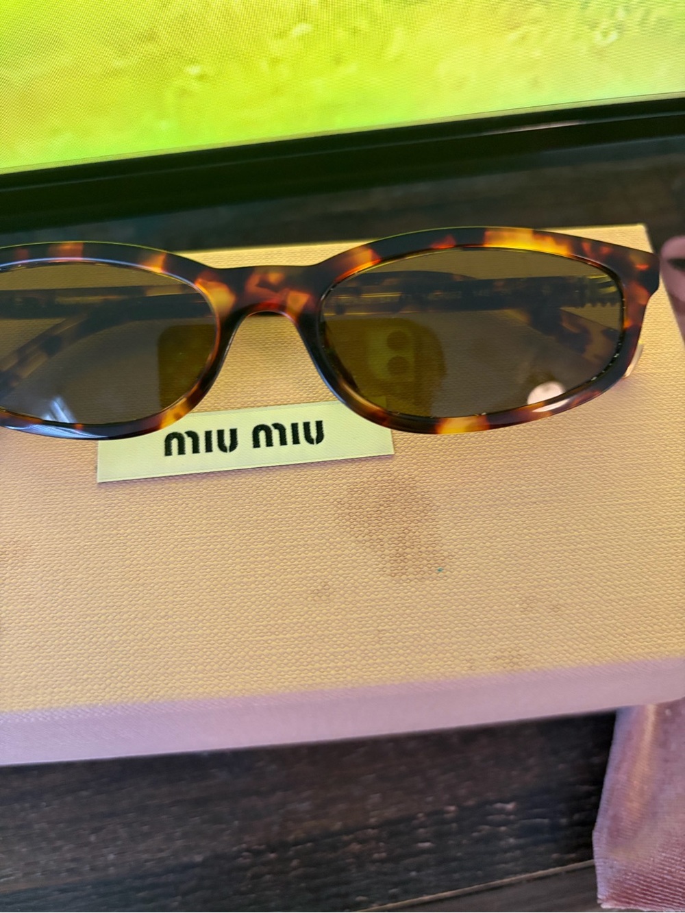 Miu Miu regard sunglasses